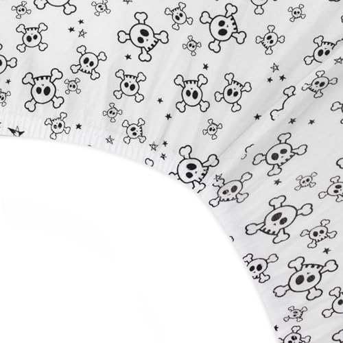 Image of HonestBaby Unisex-Baby Classics Fitted Crib Sheets Set Standard Mattress, 100% Organic Cotton Baby Boys, Girls, Neutral, 2 Pack - Rose Blossom, One Size
