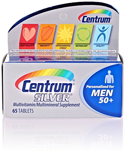 Centrum Silver Multivitamin/Multimineral Supplement Men 50+ Pack of 2