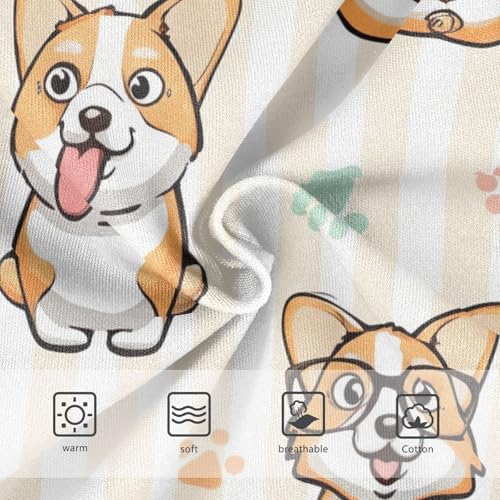 Animals Toddler Underwear Custom 2t Cotton Little Girl Panties Cute Cartoon Corgi Dogs Briefs Kids Undies3