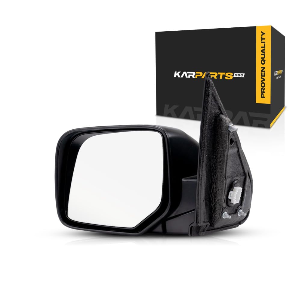 For Honda Pilot 2009-2015 Door Mirror Driver Side | Power | Non-Heated | Textured | Replacement For 76258SZAA01ZA | HO1320265