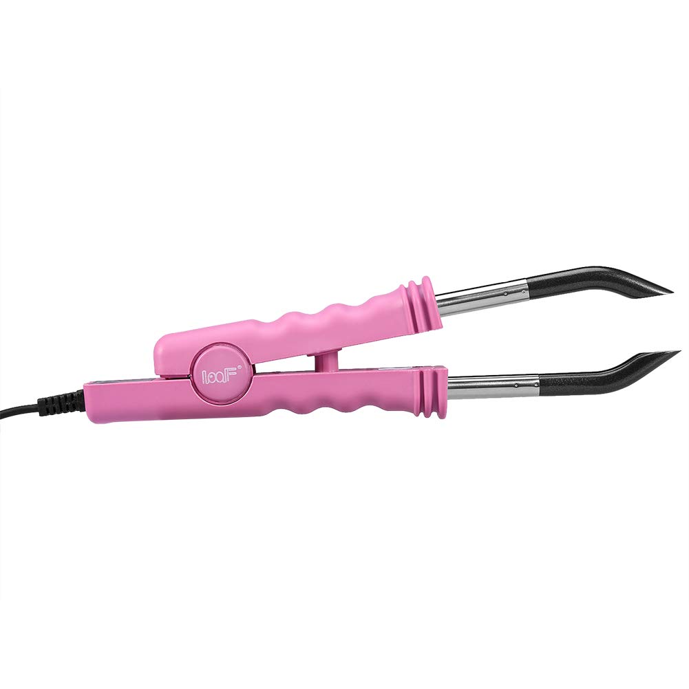 Extension Per Capelli, Pinze Calore Estensioni Dei Capelli Ferro Connettore Per Parrucca, Connettore Di Estensione Dei Capelli Parrucchiere Professionali Sicuro Per Estendere I Capelli Hair(Rosa)