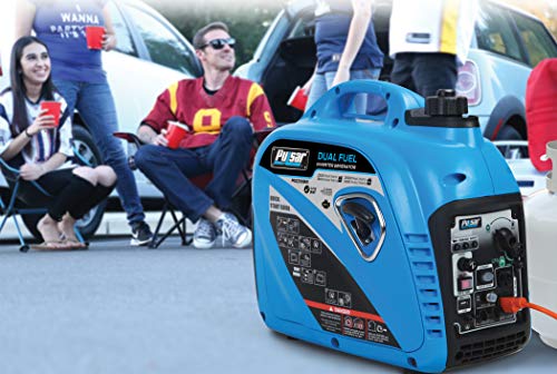 Pulsar 2,200W Portable Dual Fuel Quiet Inverter Generator with USB Outlet & Parallel Capability, CARB Compliant, PG2200BiS - Image 6