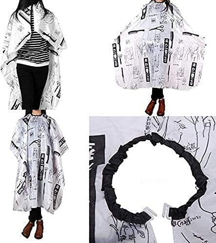 GutarGoo Cutting Sheet Apron Hairdressing Gown Cape Hair Cutting Barber Cloth Salon Accessories (Color may vary) (2) 1