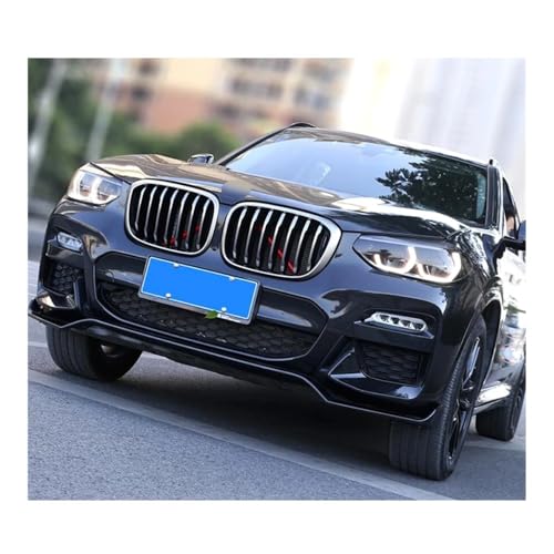Calandre capot pour X4 G02 X3 G01 grilles avant gris mat ajustement précis 2 pces - 7