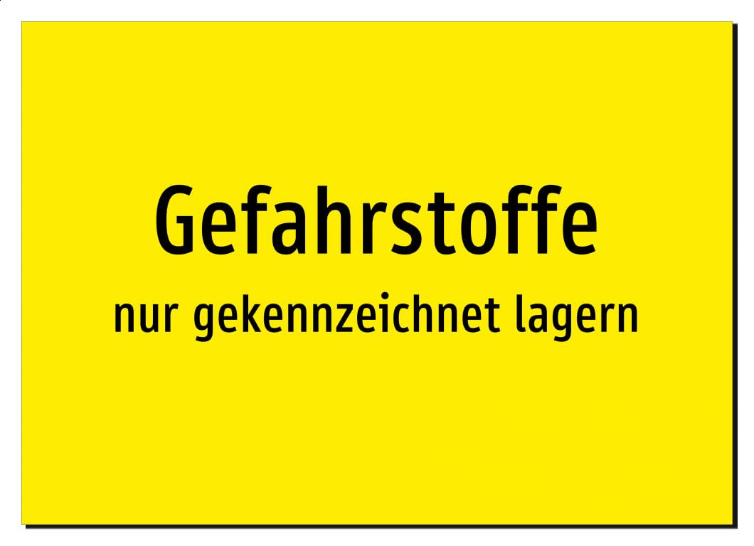 33557-DE-T-08 | Gefahrstoffe - nur gekennzeichnet lagern