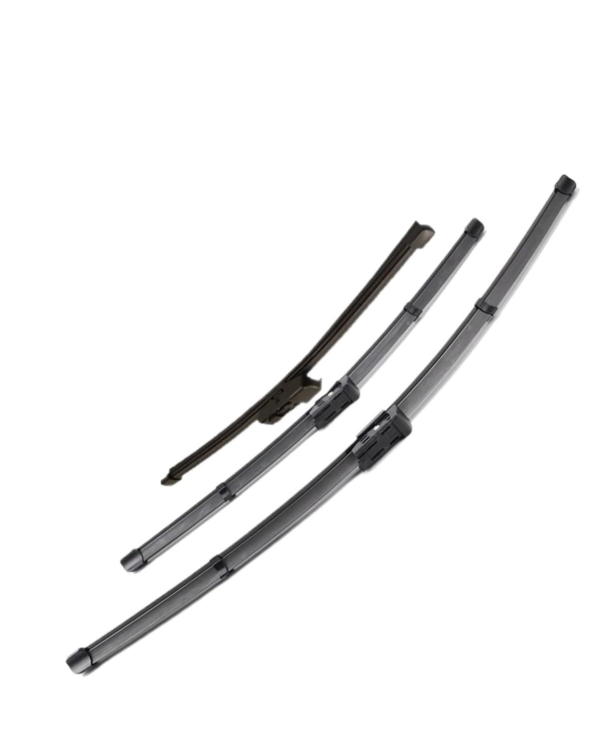 3 Pezzi Tergicristalli per VW Golf VII (2012-2020), Set Spazzole 26"+18"+11", Montaggio Rapido Slim Button 16mm, Ricambio Completo