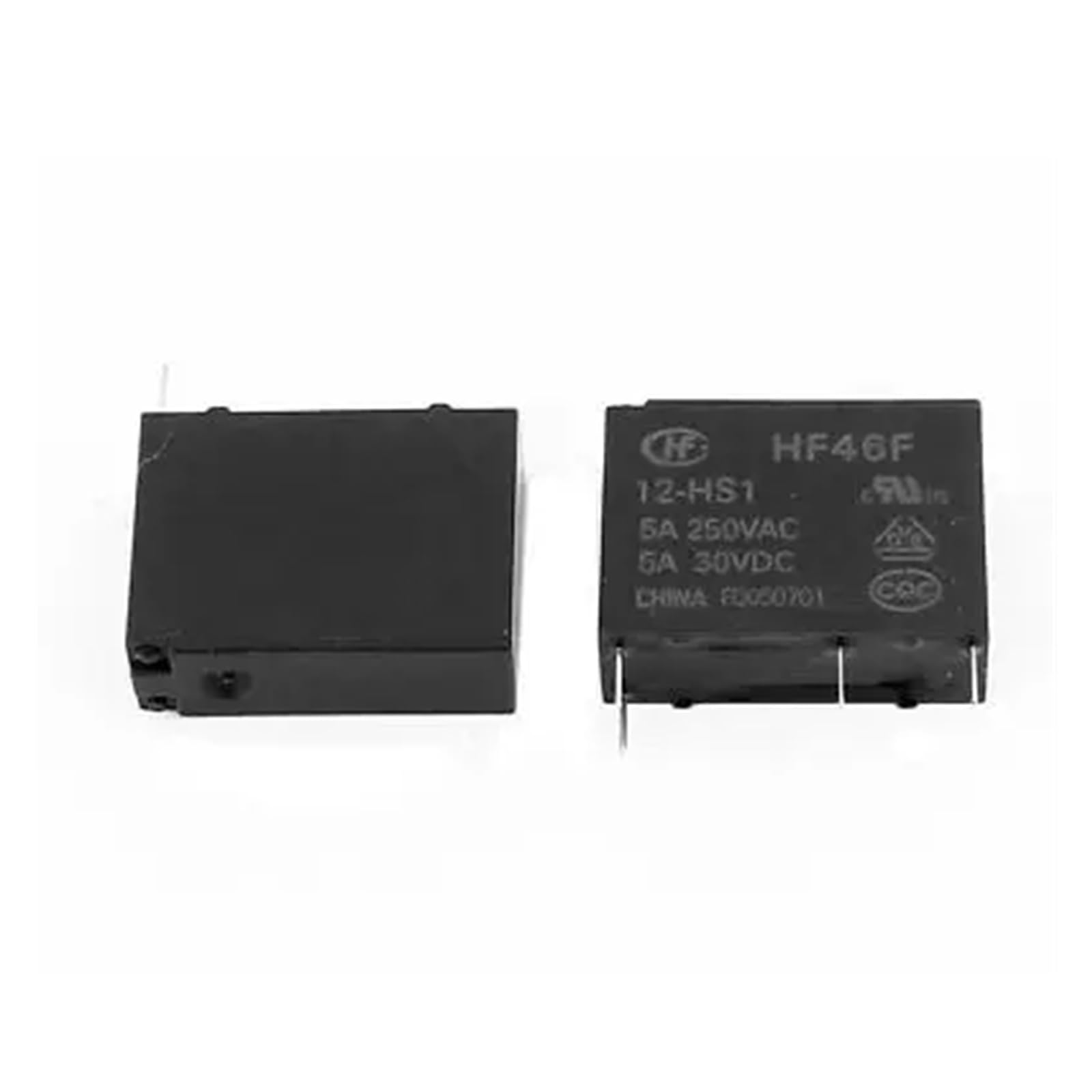 AARTERZZA 10 Pcs 12VDC 250VAC 10A 4 Terminal NO SPST HF32F-G/012-HS Power Relay