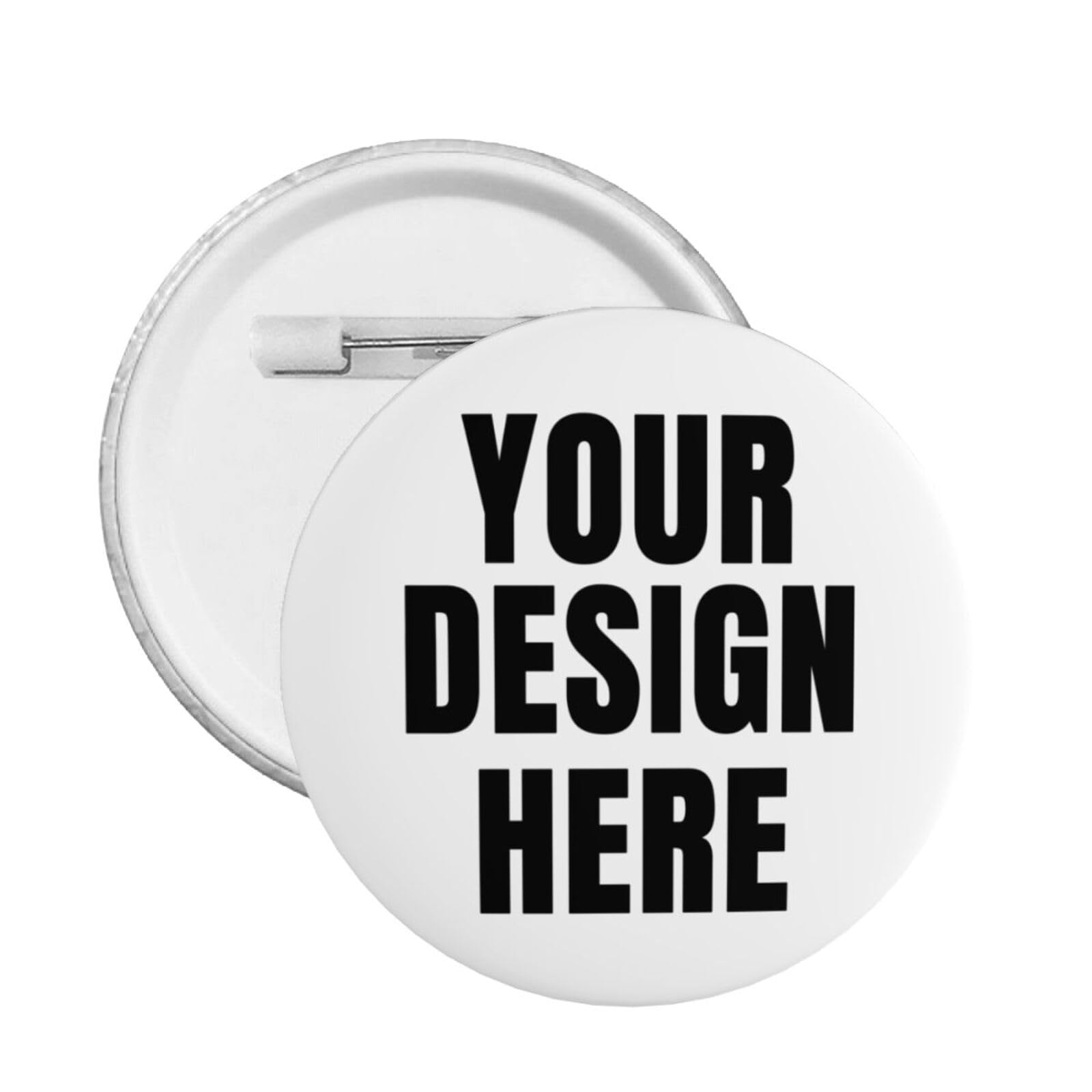Generic Personalized Pins Custom Pins Custom Buttons Design Your Own Personalized Pinback Button Badges Small-1.2IN