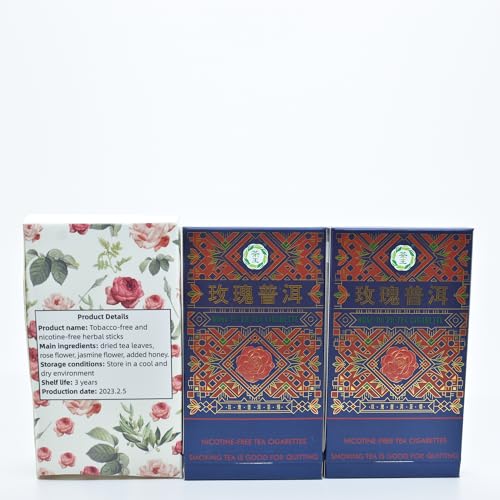 Herbal Cigarettes - Tobacco and Nicotine Free - 2 Packs, 40 Smokes