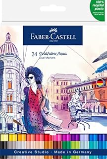 Faber-Castell Goldfaber Aqua Dual Marker - Wallet of 24