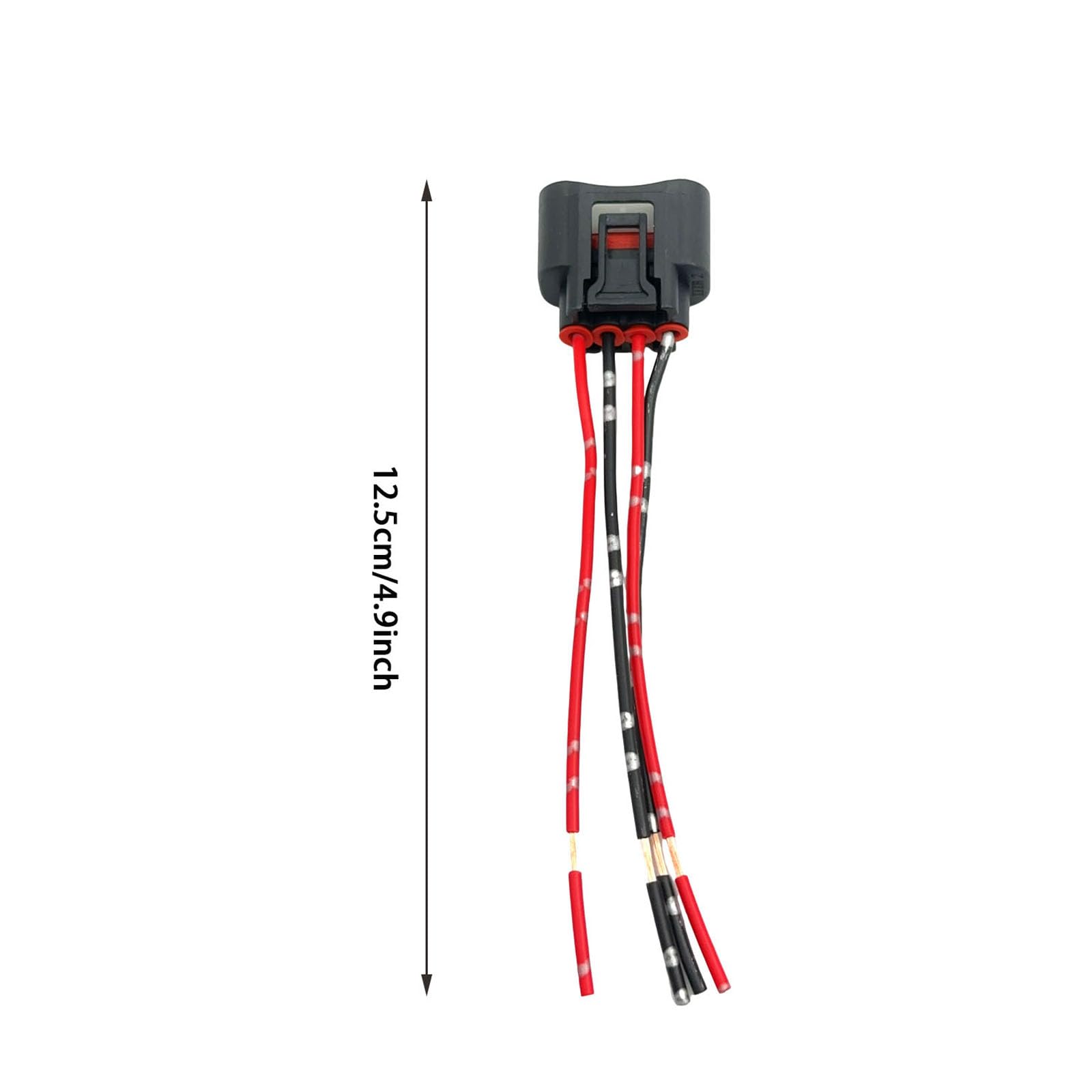 Lot de 6 connecteurs de bobine d'allumage standard à 4 ports - Fil de bobine d'allumage femelle - Compatible avec Toyota Camry Corolla Highlander Scion tC Sienna - Remplacement # 90980-11885