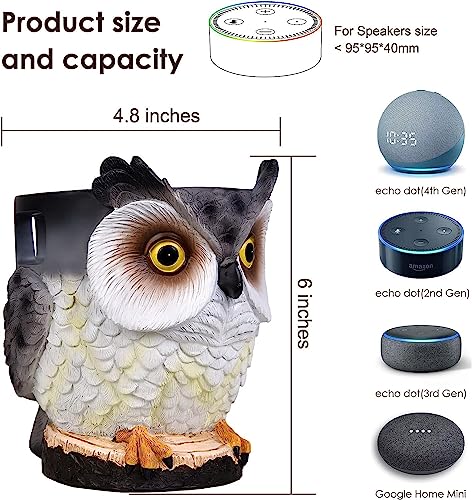 Soporte organizador de cables para Echo Dot 3 4 5 evita caídas de altavoz 3