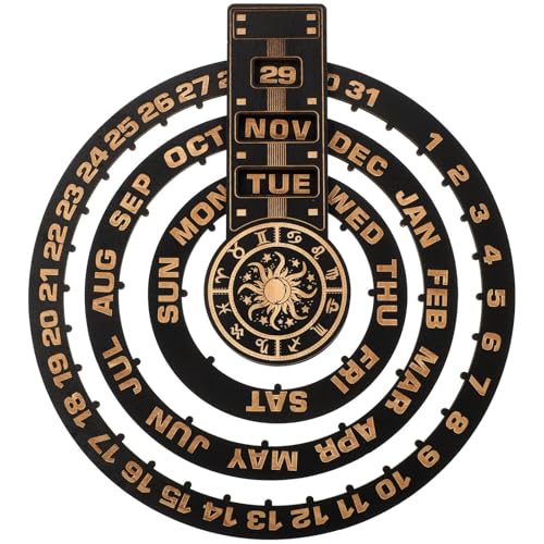 Calendrier perpétuel mural design en bois pour sublimer votre bureau