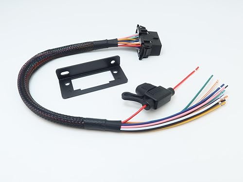 Miniatura 3 de Cable hembra de la coleta del puerto 16pin OBD2 OBDII con el fusible 10A
