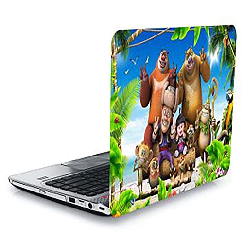 Image of QTH Cartoon 3D Laptop Skin Sticker Suitable Upto 15.5 INCH Laptop QTH-L2-0198