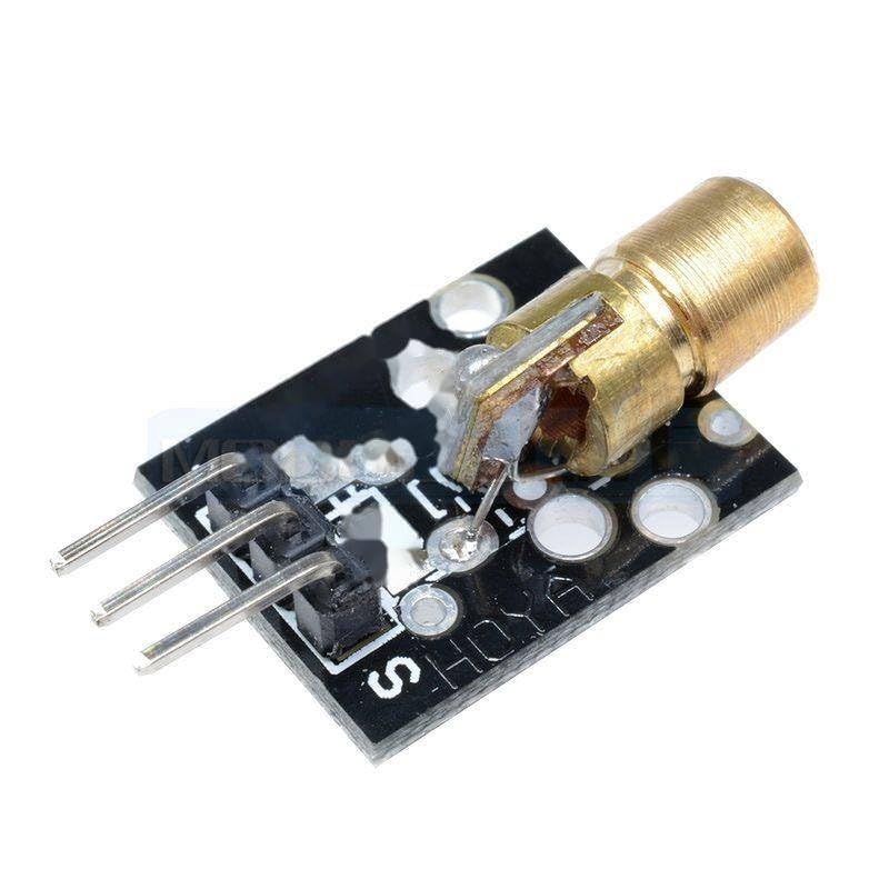 2PCS Laser Sensor Module 650nm 6mm 5V 5mW Red Laser Dot Diode Copper Head for