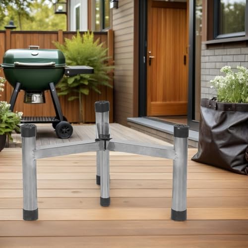 Support de brasero extérieur stable acier inoxydable résistant aux intempéries - 6