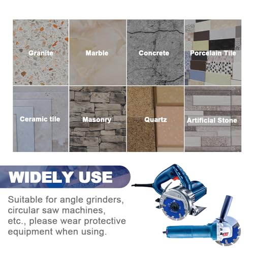 9-Inch Diamond Turbo Cutting Blade - For Granite, Marble, Tile, Concrete & Masonry - View #9