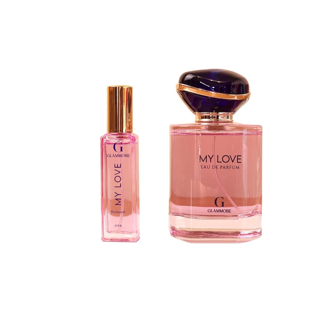 Glammore My Love EDP 100ml with Mini Travel Pack 20 ml for Women