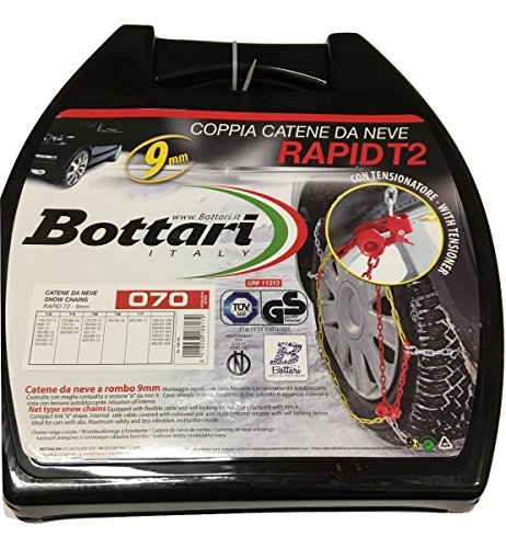 Bottari 'Rapid T2' Catene Neve Auto, Taglia 70 9 mm …