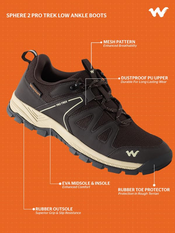 Image of Wildcraft Stylish Men Sphere 2 Hike & Trekking Shoe