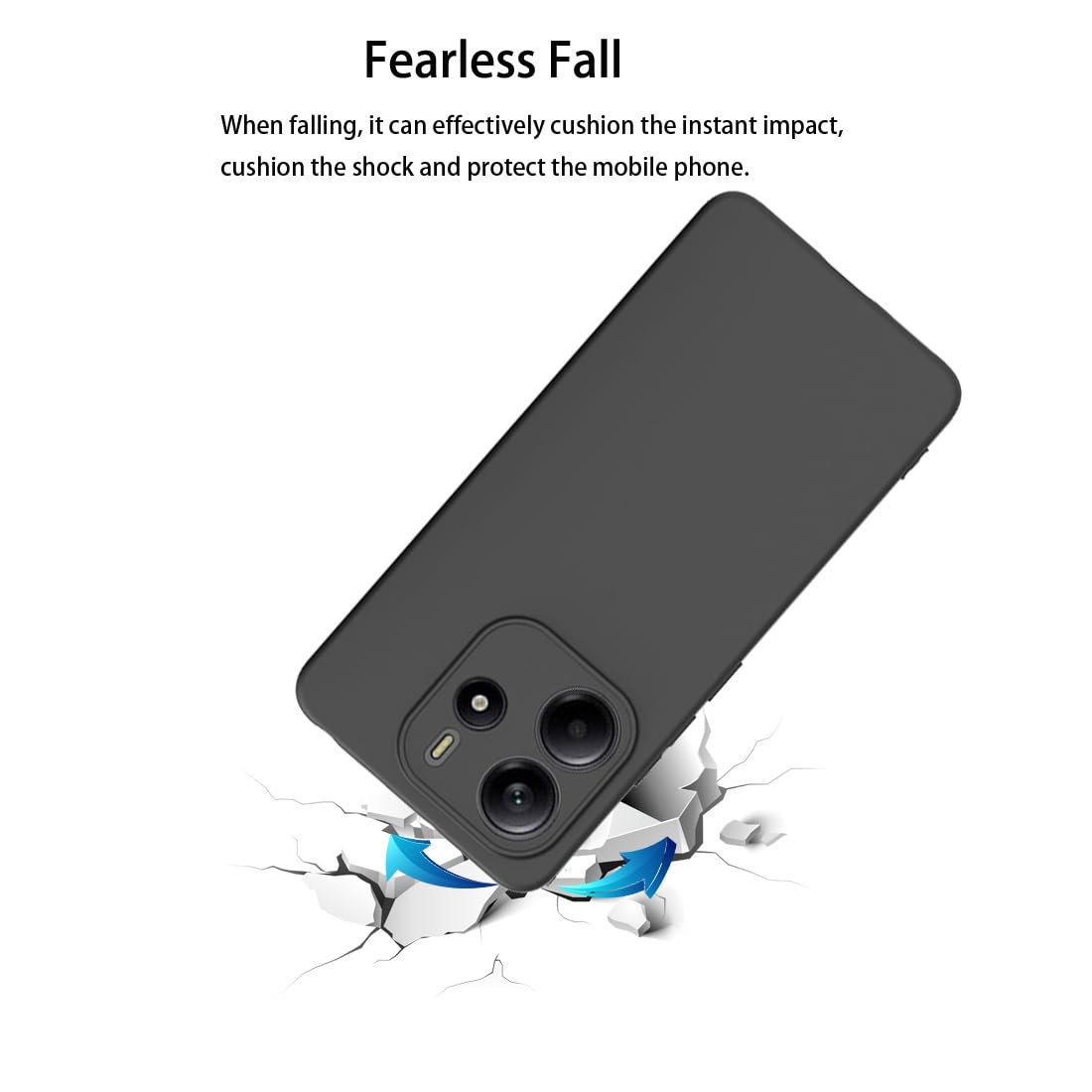 Bihizei Coque Pour Xiaoi Redi Note 14 Pro 5G/Poco X7 5G, Hard PC