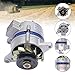 NeNchengLi 1200W Permanent Magnet Generator Alternator AC DC 12V-14V Pure Copper Generator, Low Rpm Generators for Agricultural Vehicle Tricycle, Dual-Wheel for Outdoor Charging& Lighting