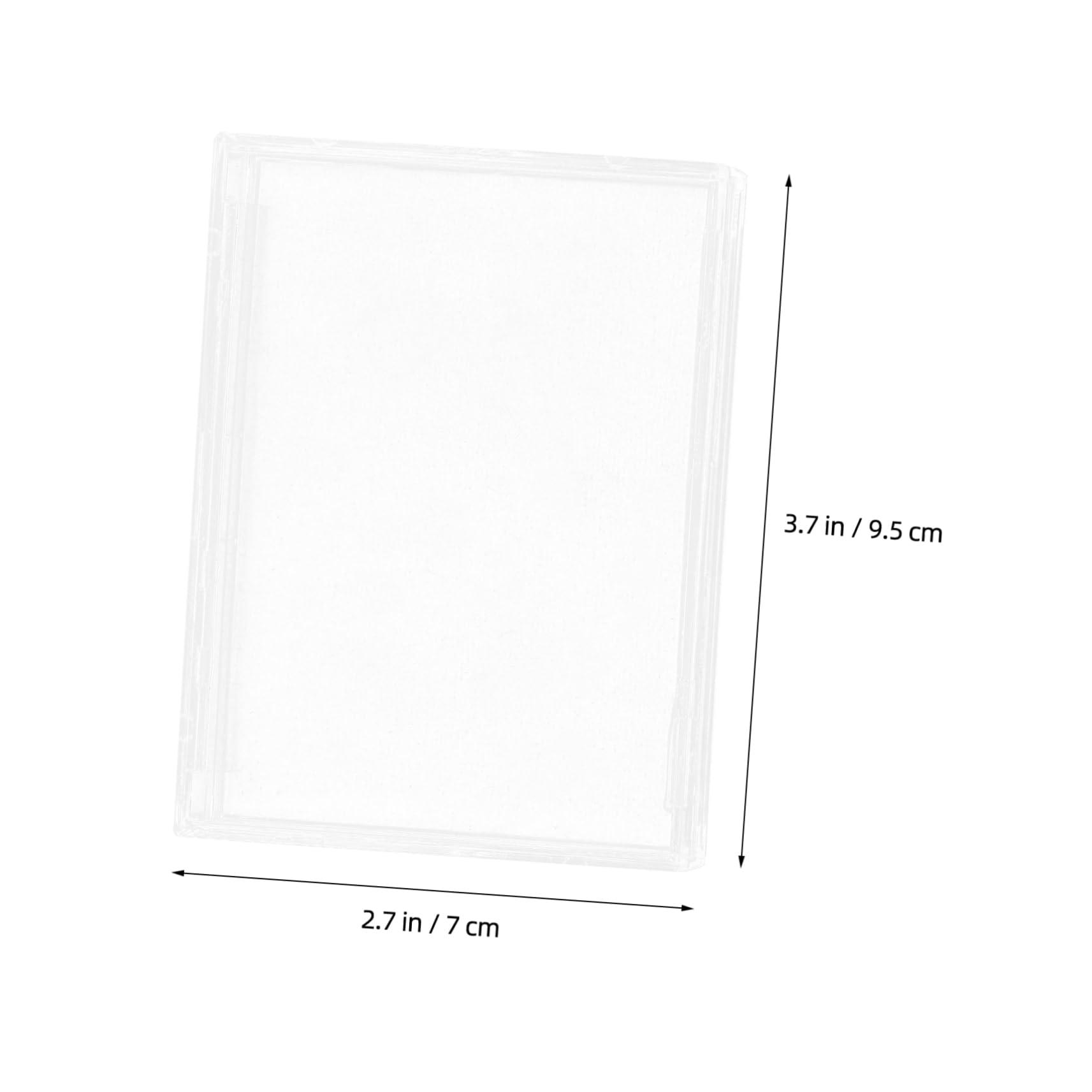 4 Set Scatola Di Carte Carta Difficile Chiaro Protettivo Sottile Protettori Multiplo Protezione Astuccio Display Titolare Commercio Protettore Acrilico Transparent 10 Pezzi * 4