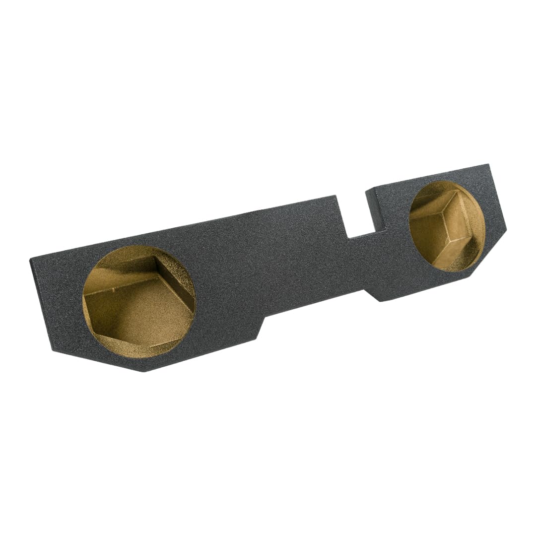 Atrend Bbox Dual 10 Inch Subwoofer Box - Sealed Sprayliner Subwoofer Enclosure - Fits 2002-2018 Dodge Ram Quad Cab - Subwoofer Box for 10 Inch Subwoofers - Car Subwoofer Boxes & Enclosures