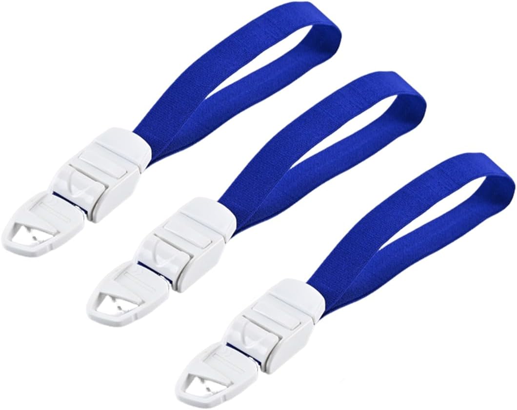 3 Pcs Nurse Tourniquet, Tourniquet, Medical Tourniquet, Tourniquet Tourniquet, Blood Test Tourniquet, Reusable Tourniquet for Doctors, Nurses, Students and Ambulance (Blue)