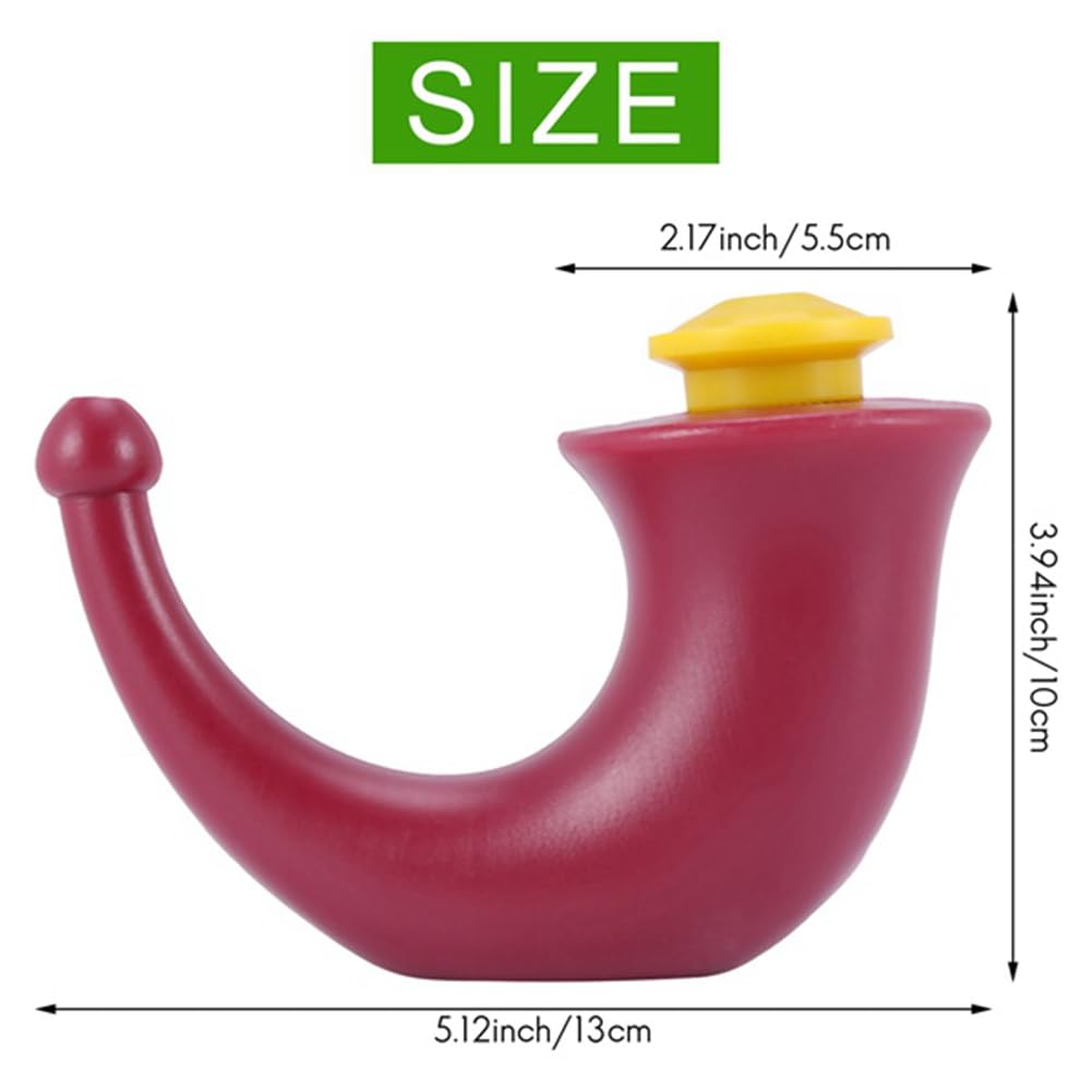 Lot de 2 Pots Neti pour Yoga et Rinçage Nasal, 200 ML Irrigation Sinusale, Rhino Horn neti Pot, neti Pot Lavage de Nez