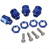 Mxfans Dark Blue 1/10 RC Model Car N10178 Aluminum Alloy 12mm -17mm Extension Wheel Hex Hub
