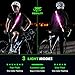 Ylzzrs Reflective Sash Gear for Walking at Night,LED Reflective Belt Safety Lights,Lights for Night Dog Walking,High Visibility Type-C Rechargeable with Phone Holder for Men Women(Pink)