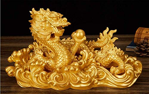 Bfrth Statues And Sculptures Statues Decor Sculptures Ornaments Sculpture Statue Animal Art Dragon Sculpture Statue Resin Animal Home Decoration Feng Shui Statue #TOP3