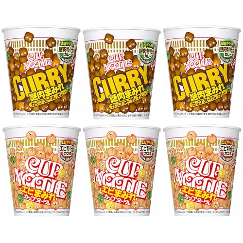 【2種類食べ比べ】日清食品 カップヌードル エビまみれ 68g カップヌードル カレー 謎肉まみれ 88g 2種類 各3個セット 合計6個セット アソート まとめ買い お試し 【2種類食べ比べ】日清食品 カップヌードル エビまみれ 68g カップヌードル カレー 謎肉まみれ 88g 2種類 各3個セット 合計6個セット アソート まとめ買い お試し