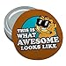 Garfield This is What Awesome Looks Like Round Rubber Non-Slip Jar Gripper Lid Opener