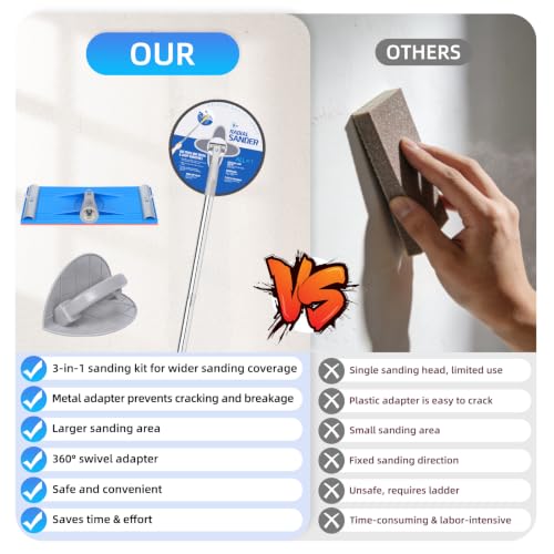 HOOMESUN Drywall Pole Sander Kit