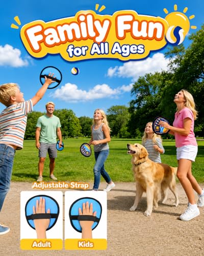 HGY Toss and Catch Baseball Toys,Outdoor Sport Games for Kids and Family with Tball Bats and Toddler Baseball Glove and Sticky Soft Balls. Great for Yard Lawn Beach Pool and Indoor Fun — view 4