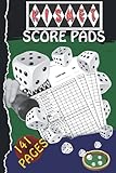 kismet score pads: 141 kismet score sheets 6x9 inches - kismet score cards