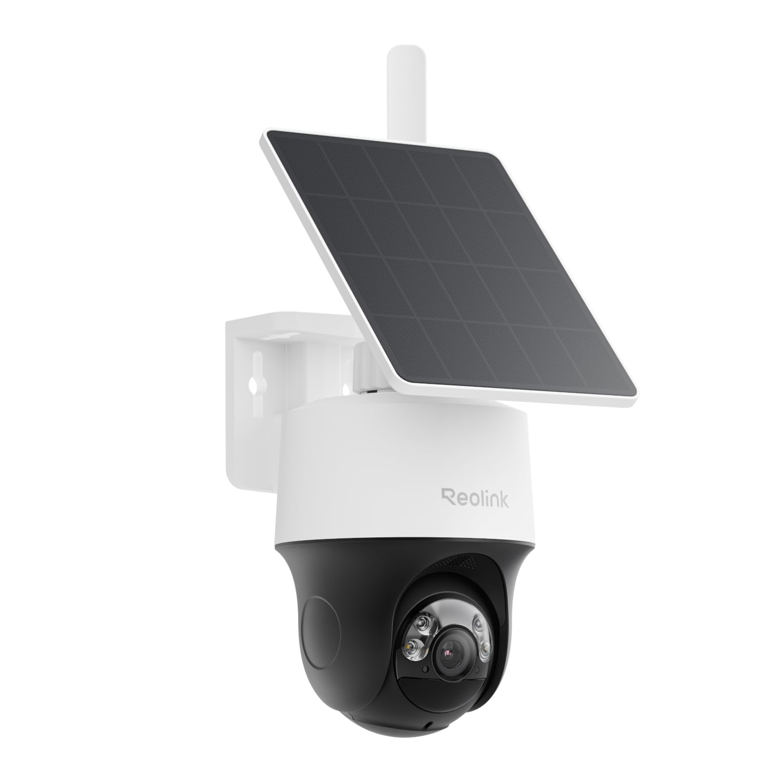 Reolink 2K 4G LTE Wireless Outdoor Security Camera Go PT S Lite, Pan-Tilt with Auto Tracking, Built-in SIM Card, Color Night Vision, AI Detection, Solar Powered for Stable, Farm, Construction Site
