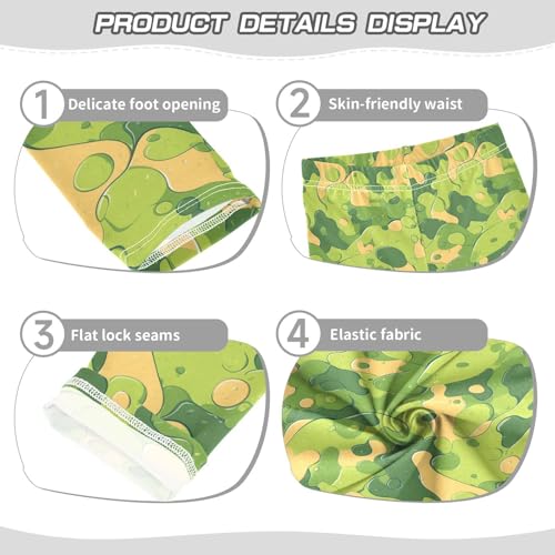 KLL Military Camouflage Pattern Safari Girls Cotton Pants Soft High Waisted Sweatpants Sports3