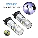 Maso 2 PZ PW24W Daytime Running Light Canbus Bianco 6000 K CREE Segnale di Girata Lampadine LED DRL F30 F31 F34
