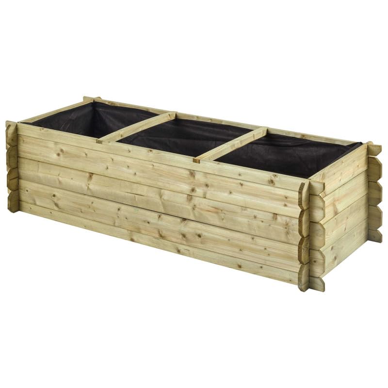 FOREST STYLE Carré Potager en Bois 214L - Basil