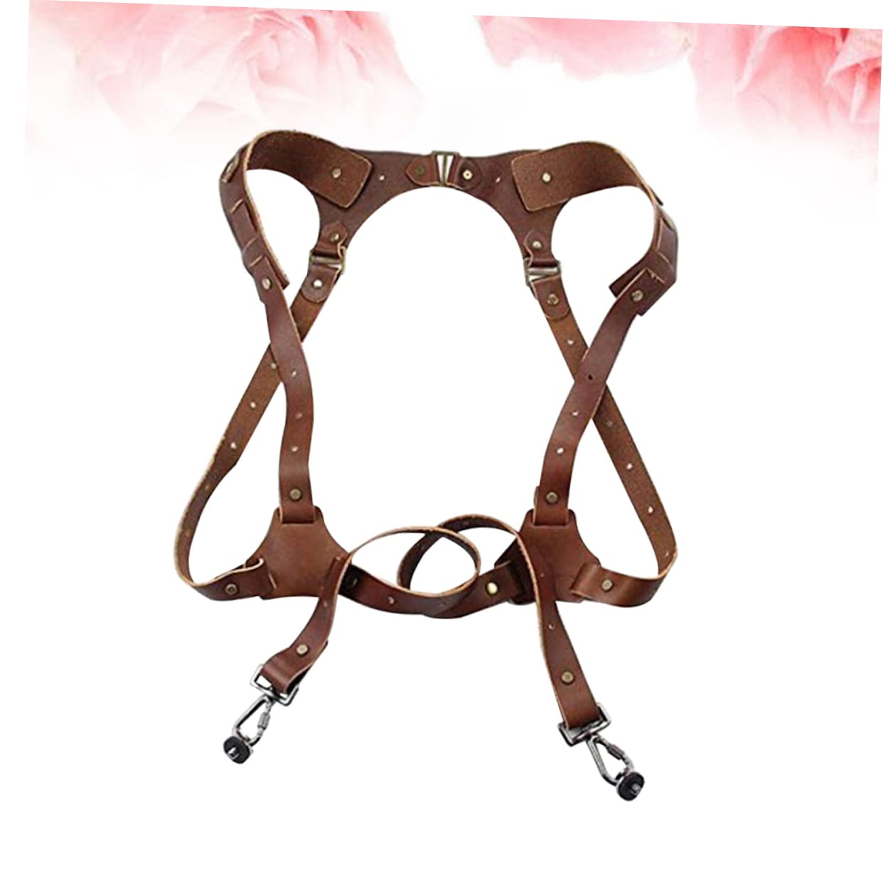 Sangle Cuir Pour Appareil Photo Bandoulière Réglable Et Multifonctionnelle Pour Photographes Équipement Photographique Professionnel Marron
