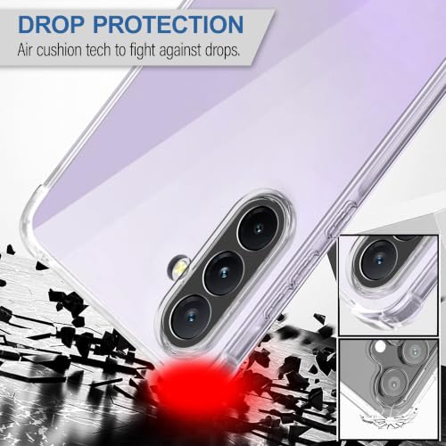 Image of CEDO Samsung Galaxy A37 (5G) Bumper Case | Soft Jel Flexible Thin Full Protection Shock Proof Clear TPU Back Case Cover for Samsung Galaxy A37 (5G) (Transparent)
