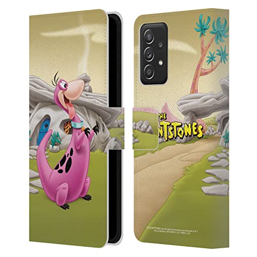 Housse cuir Samsung A53 5G Dino The Flintstones étui portefeuille anti rayures écran