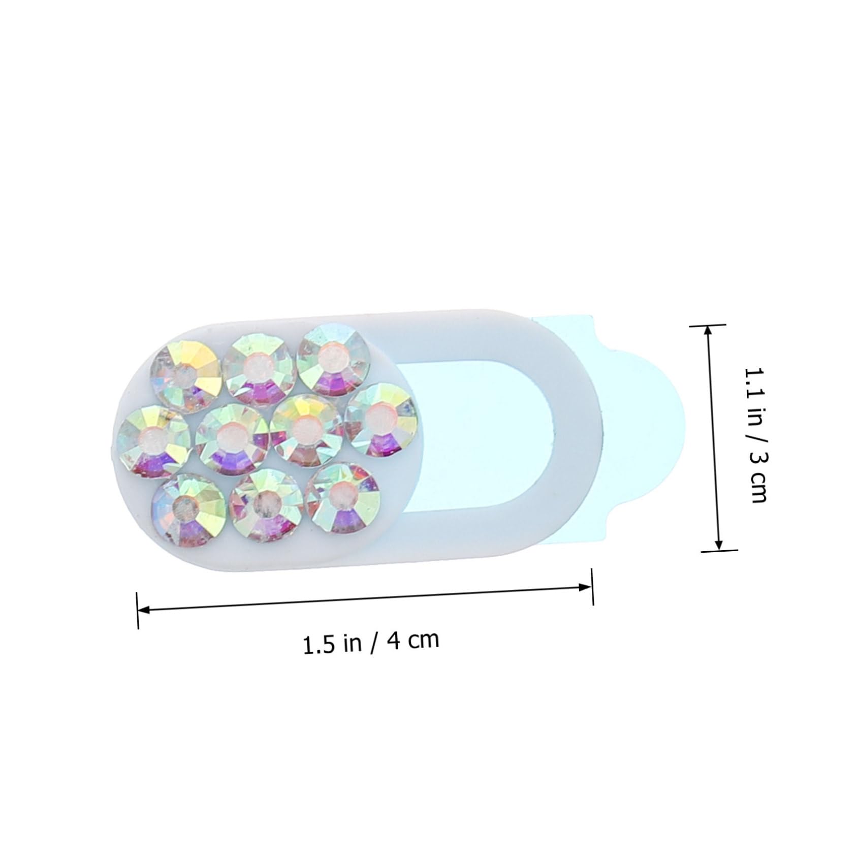 Uonlytech 12stücke Teiliges Webcam Cover Bunte Kameraabdeckung Aus Premium-material Für Laptop Smartphone Tablet Dekorativ Und Praktisch Schützt Ihre Privatsphäre Mit Rhinestone-design