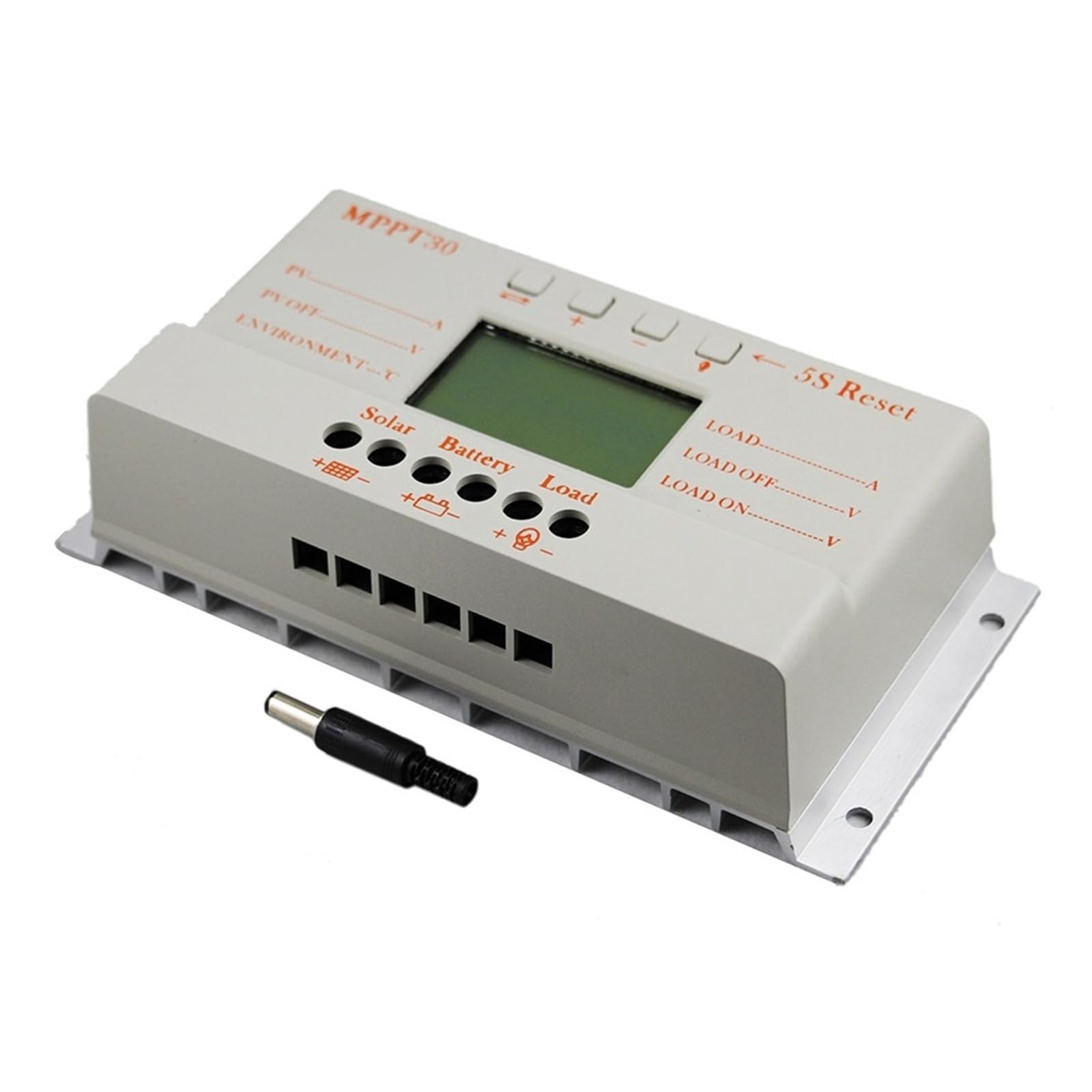 Controlador solar MPPT 30A 12V 24V regulador de cargador de batería panel solar hogar
