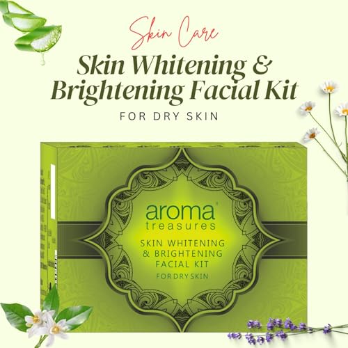 Image of Aroma treasures Skin whightening & brightening facial kit - for Dry skin