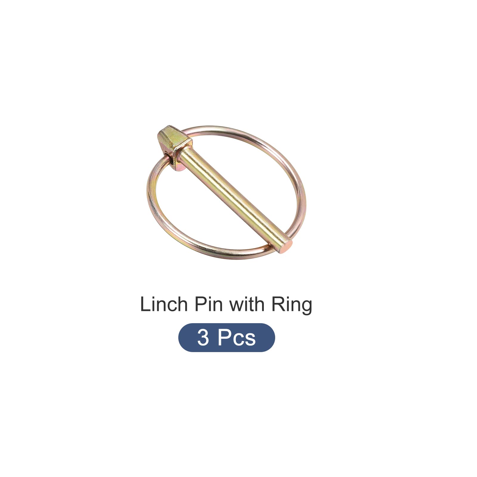 Amazon.co.jp: METALLIXITY リンチピン リング付き (4.5 mmx38